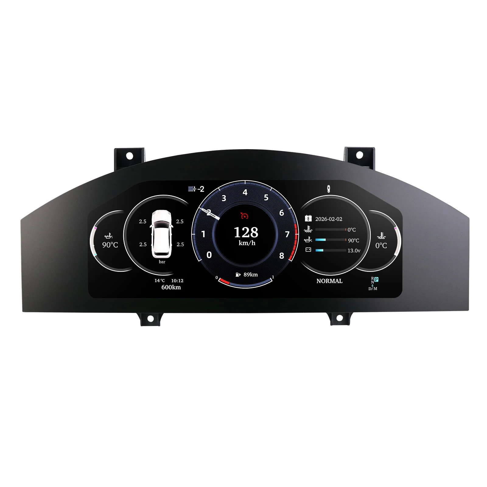 12.3'' Auto Lcd Dashboard Panel For Porsche Cayenne 2005-2009 Year Digitale Cluster Instrument Gauge Sets Display Snelheidsmeter