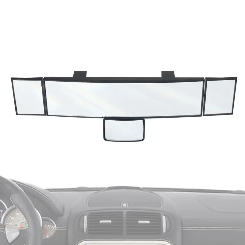 

Adjustable Wide-view Rearview Mirror In The Car Wide Angle Panoramic Assisting Interior Clip On Convex Rear View Mirror For Car
