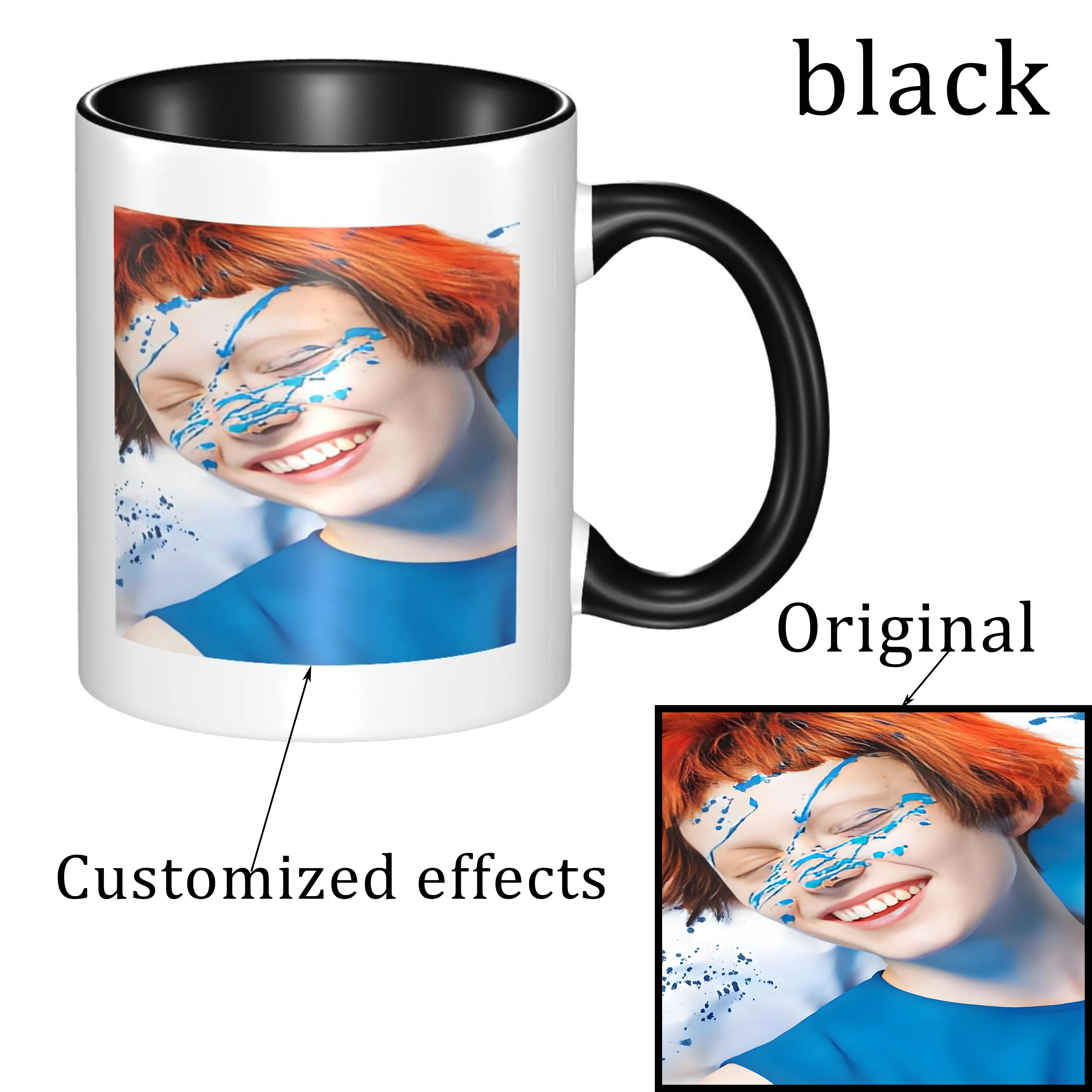 أدوات مطبخ فنجان قهوة مخصصة، هدية عيد الميلاد مناسبة للطلبات السائبة مع الشعار، 11 أونصة