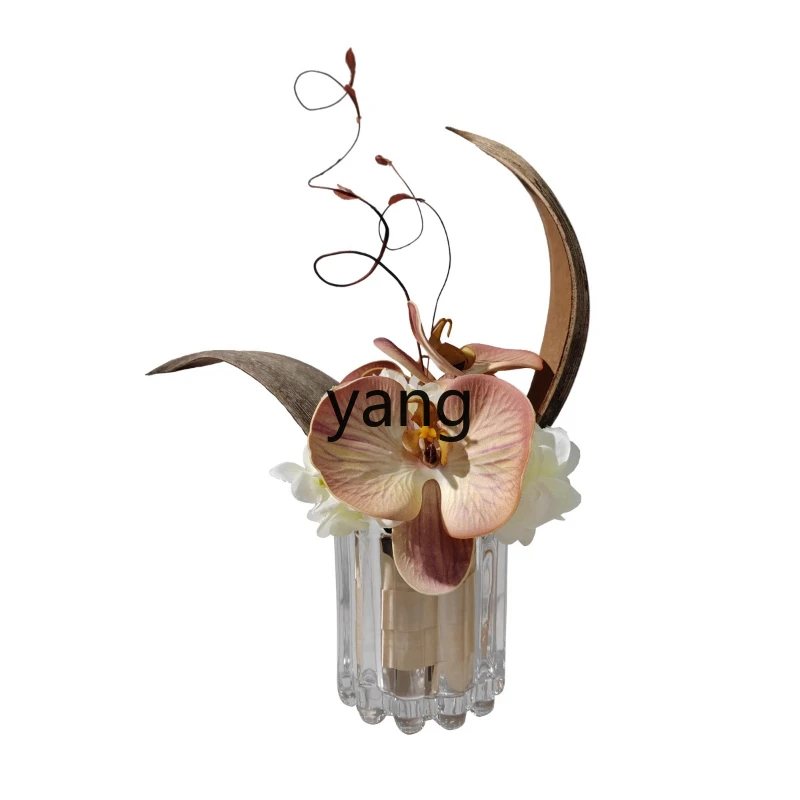 CX Modern Light Luxury Simulation Flower Art Hotel Room Bedside Table Wash Table Table Flower Decoration