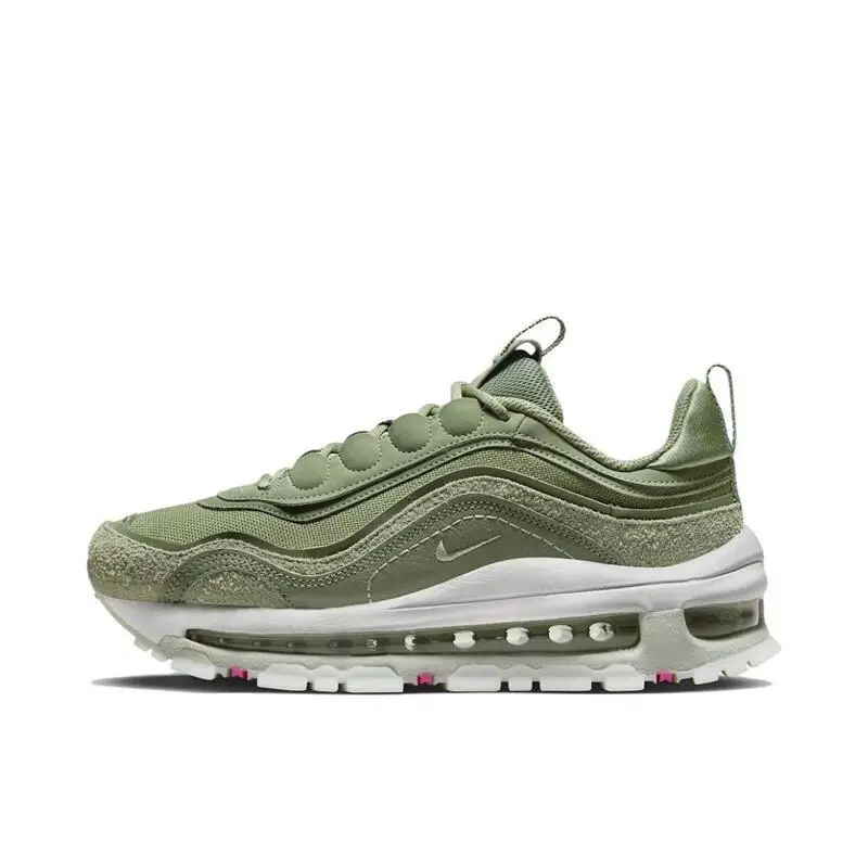 Nike Air Max 97 Futura zapatos deportivos informales ligeros antideslizantes de caña baja verdes para mujer zapatos para correr FB4496-300