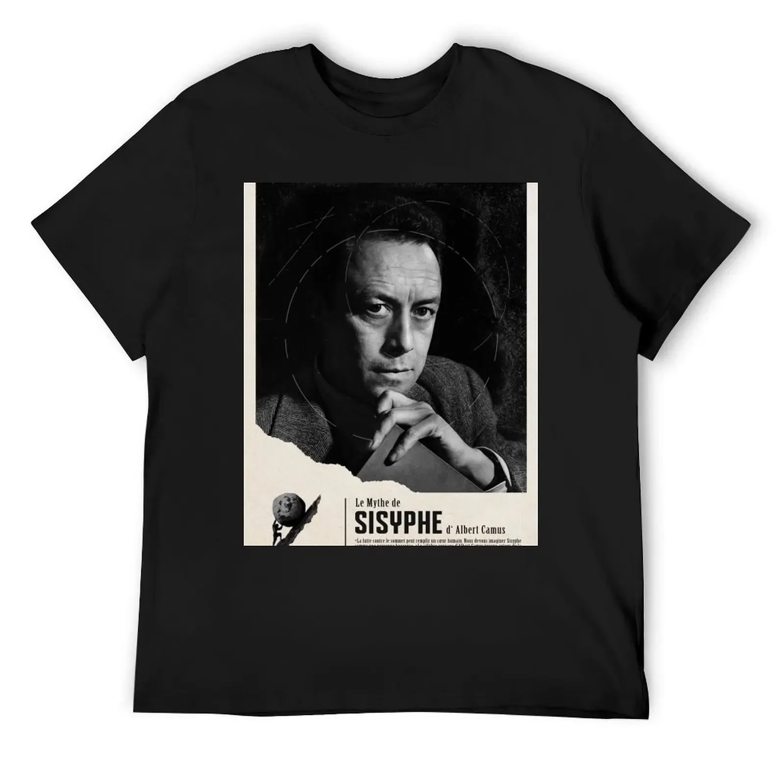

The Myth of Sisyphus by Albert Camus T-Shirt blanks vintage plus size men clothing