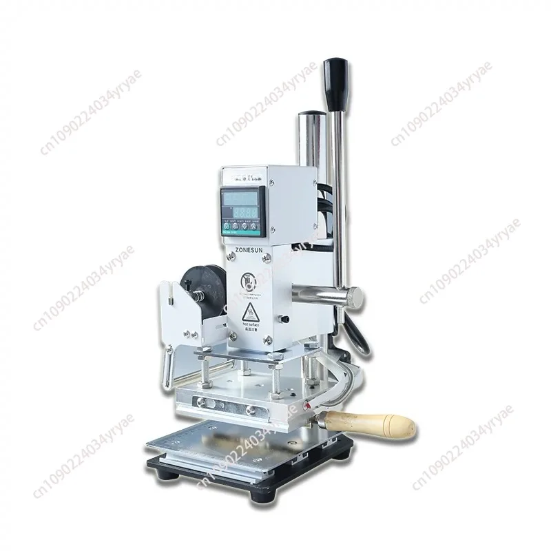 

Hot Foil Stamping Machine Leather Stamp Emboss Press Tool Logo Custom Manual Digital PVC Card Book Paper Heat Press Machine