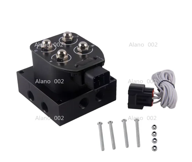 Automobile modification parts with air suspension system shock absorber four-position solenoid valve chassis solenoid valve