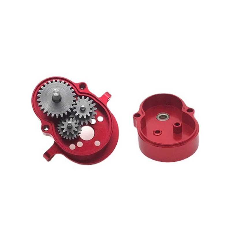 Metal Transmission Gear with D Axis Gearbox Steel Gears Set for WPL D12 1/10 RC Car Upgrade Parts Accessories