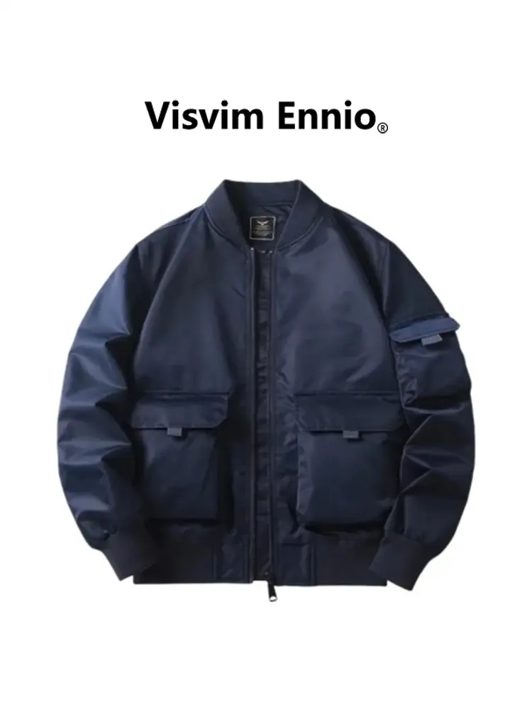 

Visvim Ennio2025 Мужская свободная посадка Pilot Jaet, осенняя новая корейская версия, рабочая одежда, верхняя одежда Faionable Urban Sle