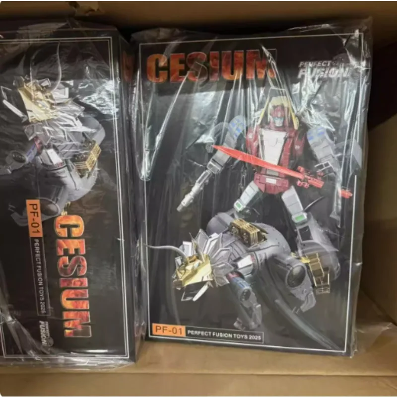 재고 있음 변환 FANSTOYS FT 로봇 공룡 PF-01 PF01 슬래그 액션 피규어 재인쇄 상자