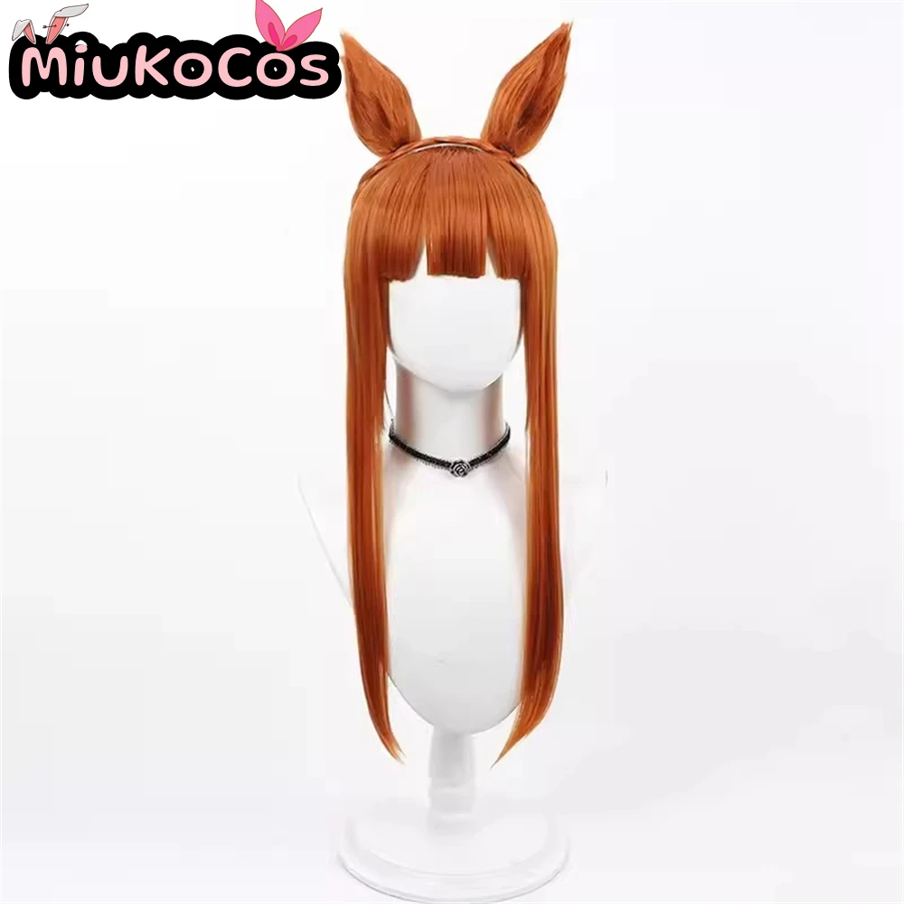 متوفر في المخزون سايلينسفسز كا الصمت سوزوكا ملابس السباحة نمط شعر مستعار تأثيري مع آذان وذيل Umamusume: جميلة ديربي تأثيري