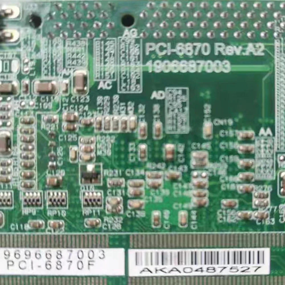 

Для промышленной материнской платы Advantech PCI-6870F, материнская плата половинной длины PCI PCA-6870 Rev.A2