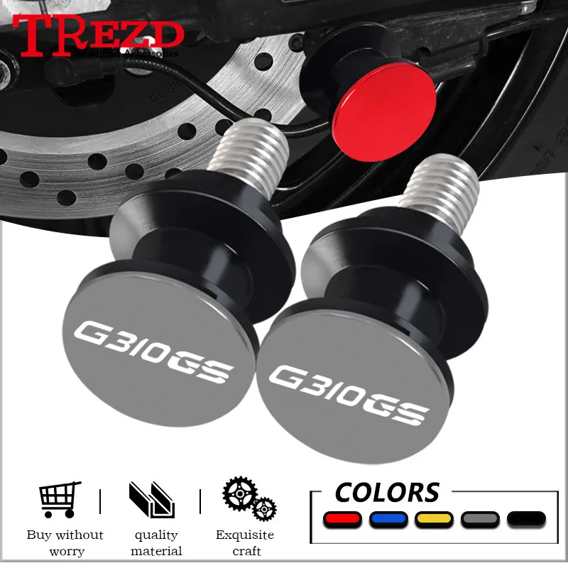 g310r g310gs Motorcycle CNC Swingarm Spools Sliders M8 Rear Swing Arm Stand Screws Protector For BMW G310GS G310R 2017-2024 2023