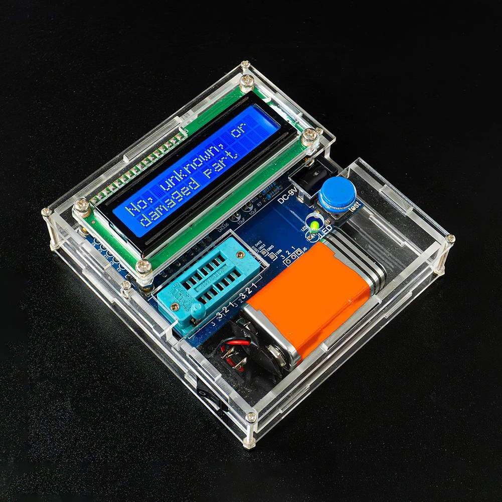 

1 Pc Transistor Tester Kit Electronic Measurement DIY Soldering Circuit Board Transistor Tester Kit Tool Accessories Tester
