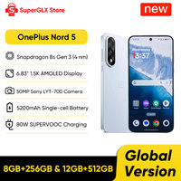 2025 New OnePlus Nord 5 Global Version Smartphone 50MP LYT-700 Camera 1.5K AMOLED Display Snapdragon 8s Gen 3 OxygenOS 15