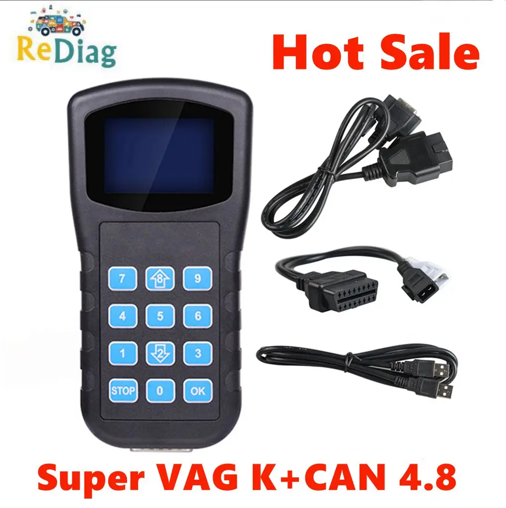 Super for VAG K+CAN Plus 4.8 Read Security Access Code+ Key Programmer+ tool K CAN plus V4.8 Fast Shipping High Quality