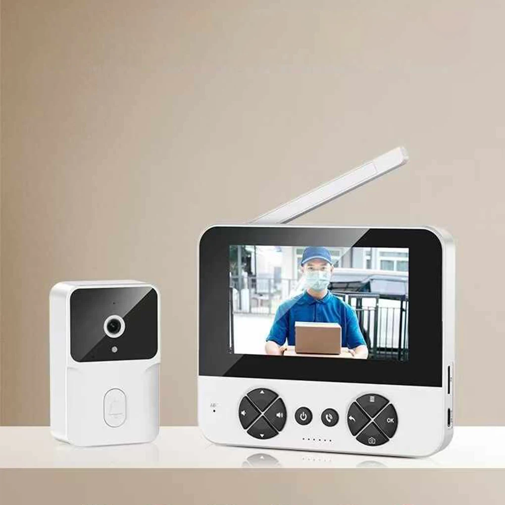 Smart Home Wireless Video Doorbell With Remote Control Features Doorbell With Camera Wifi Wireless