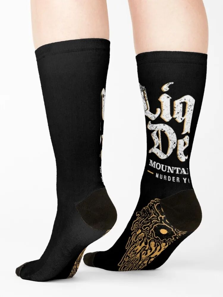 Liquid Death Distressed vintage Socks