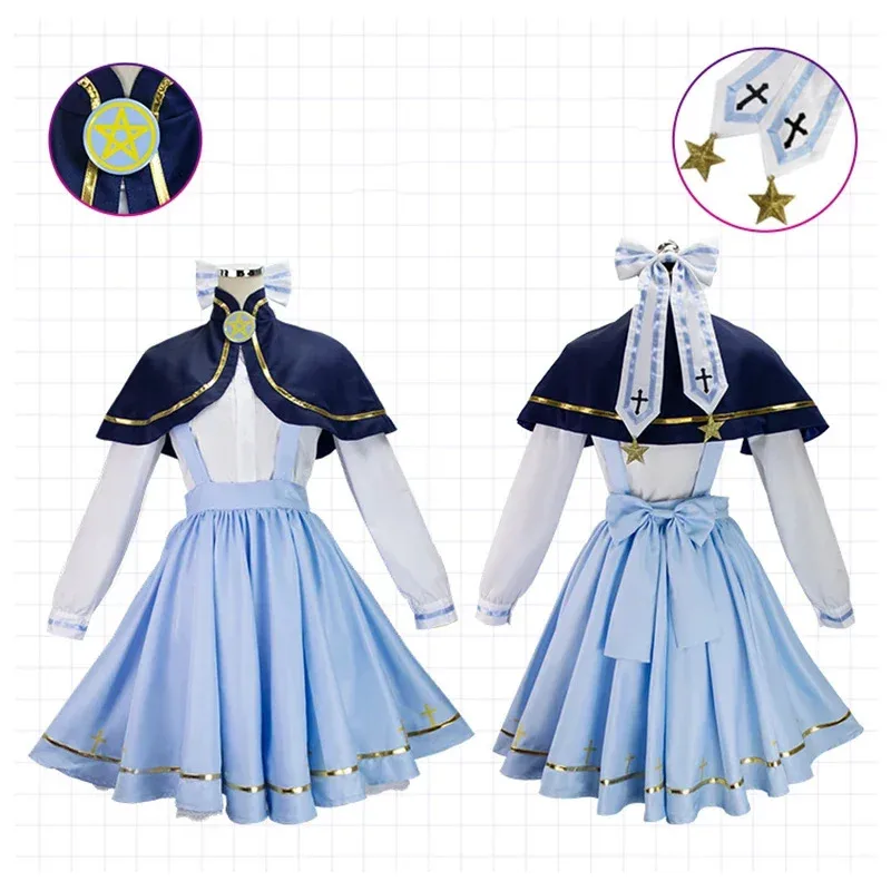 

CyCard Captor Sakura Daidoji Tomoyo Косплей Костюм Плащ Рубашка Юбка Шаль Шляпа Аниме Униформа Хэллоуин Рождество Карнавальный Комплект