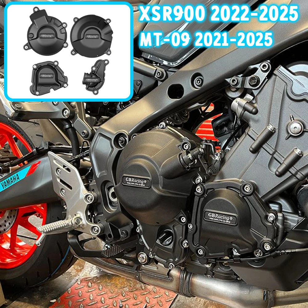 

MT09 Motorcycle Engine Protective Cover For YAMAHA XSR900 2022-2025 & MT-09, MT-09 SP, FZ-09, Tracer & Scrambler 2021-2025