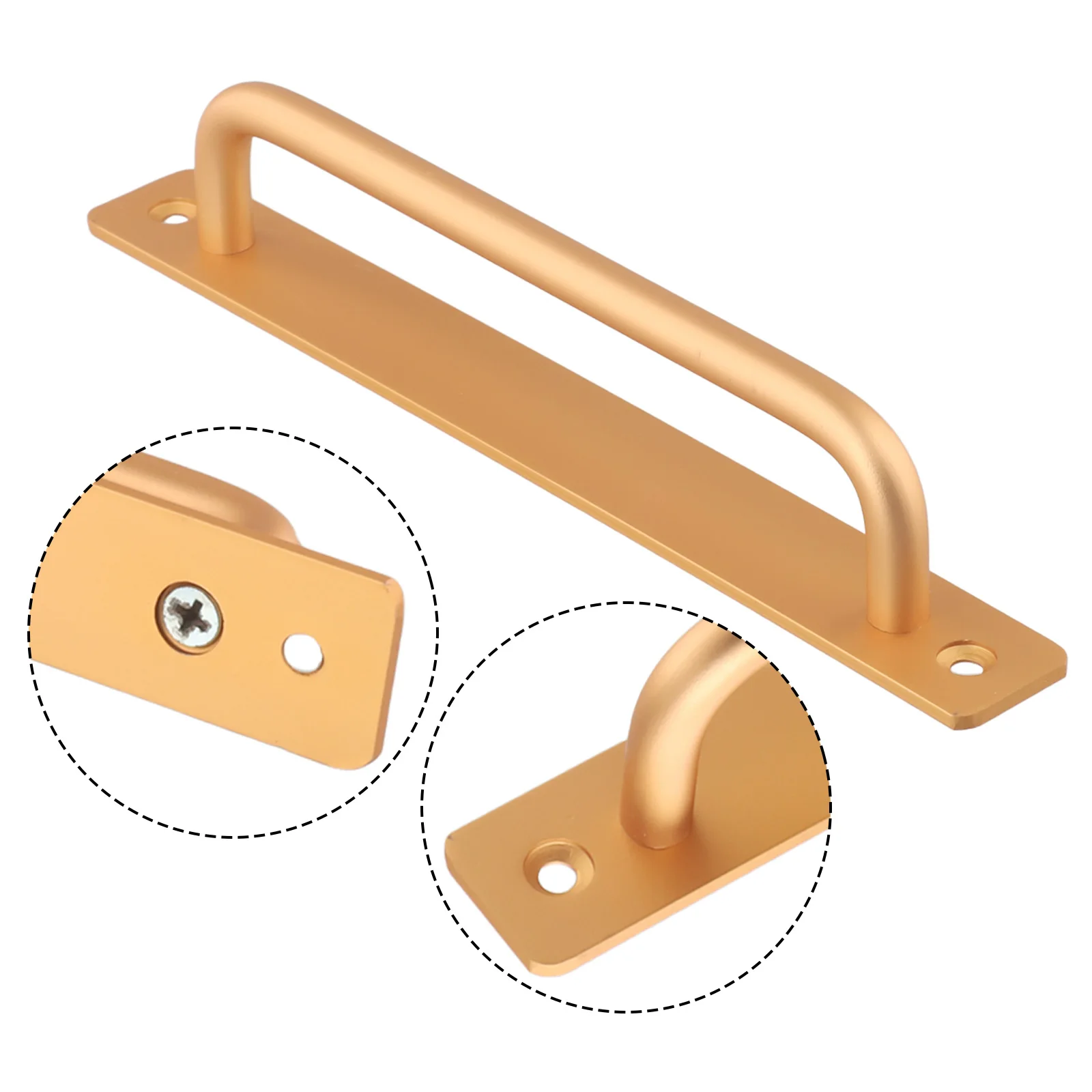 Accessories Door Handle No Punching 1PCS Aluminum Alloy For Kitchen Furniture For Sliding Brand New High Quality