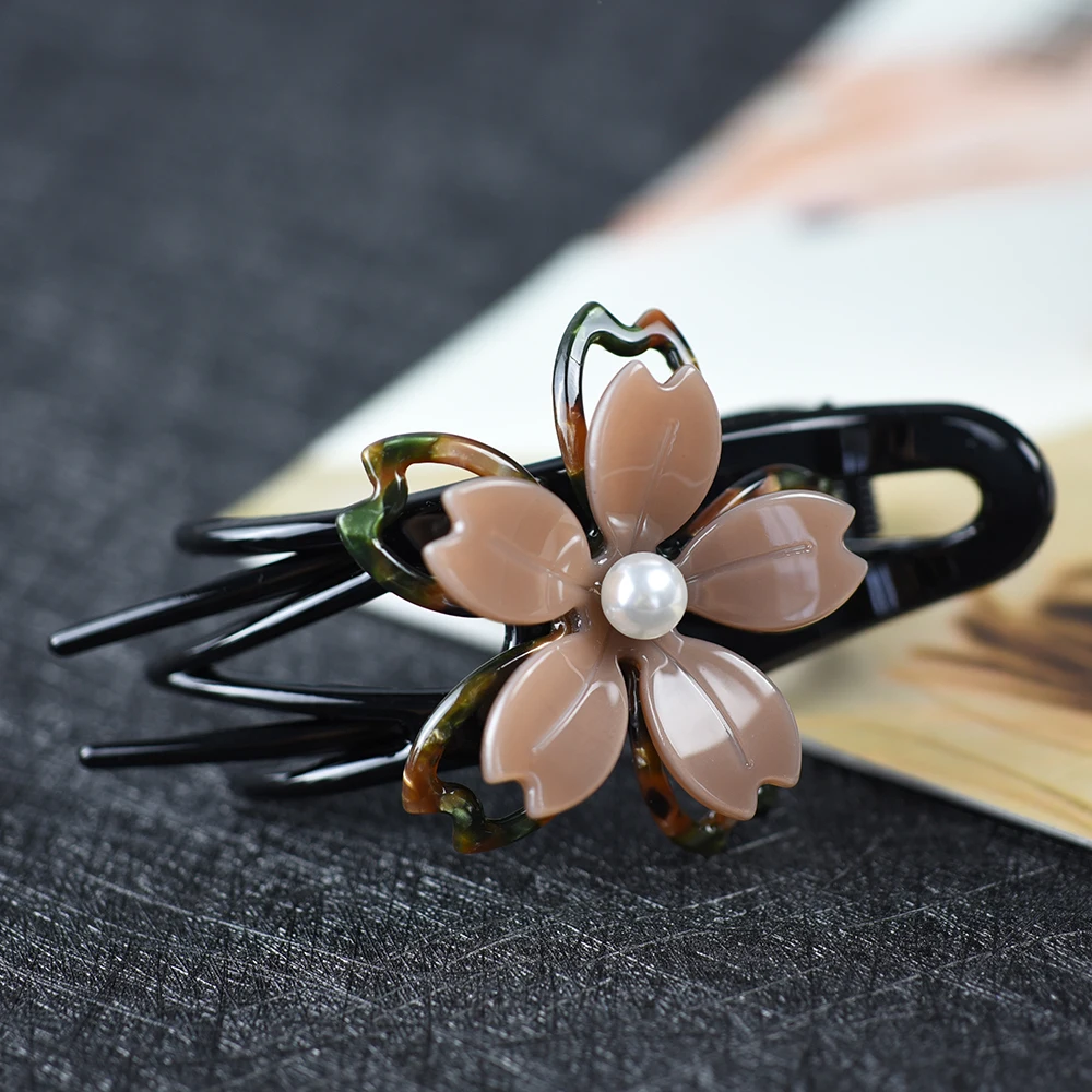 Women Headwear Girls Hairwear Flower Hair Grip Cute Hair Clip Fashion Hair Accessories For Women