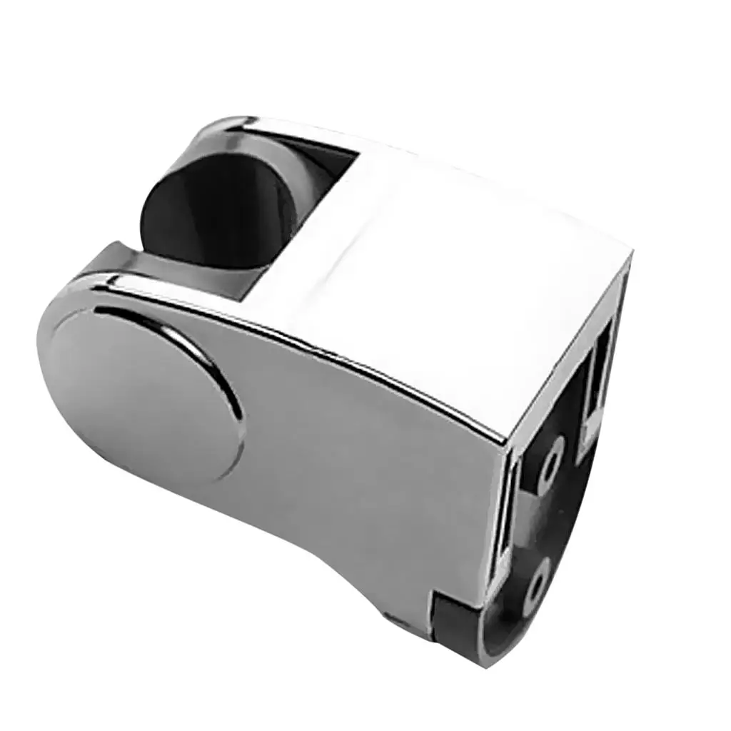 Multifunctional ABS Plastic Shower Head Holder Chrome Finish Clamp Bracket Bathroom Shower Accessory for Home Hotel