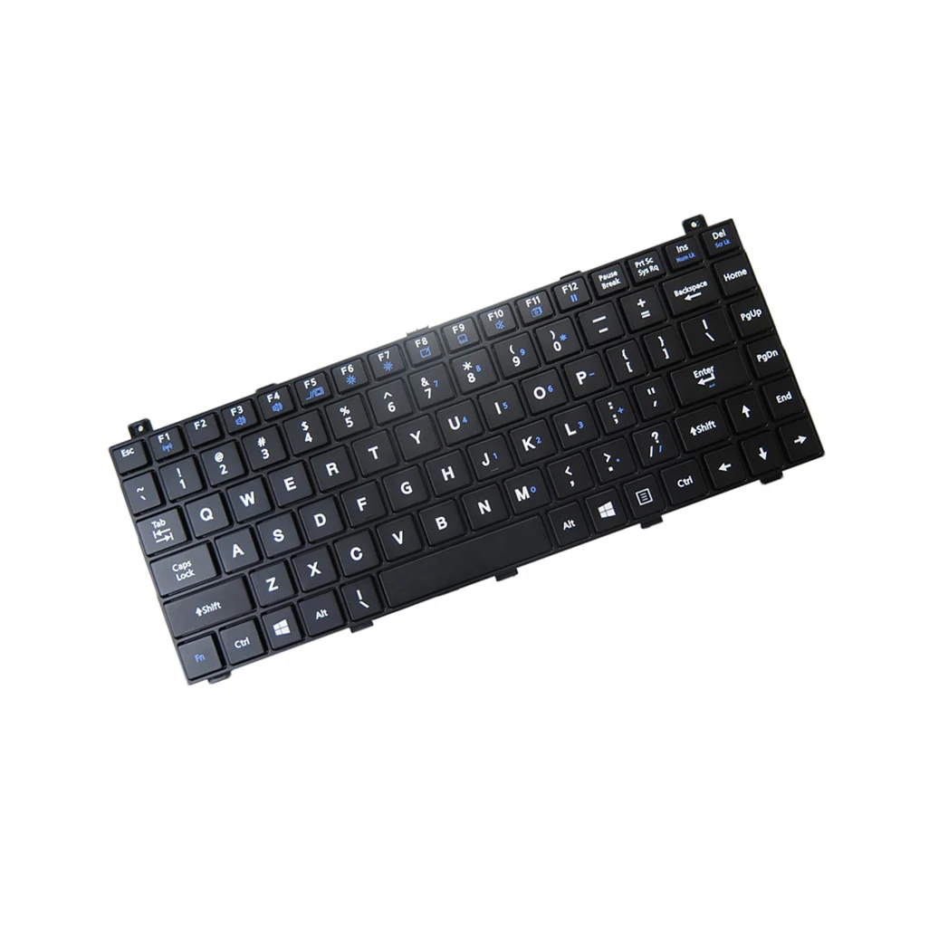For Getac Backlit US SP KR NL CA GK Keyboard F110 GDKBC1 GDKBI1 GDKBB1 GDKBM1 GDKBN1 GDKBD1 GDKBE1 GDKBL1 GDKBU1 GDKBW1 Black