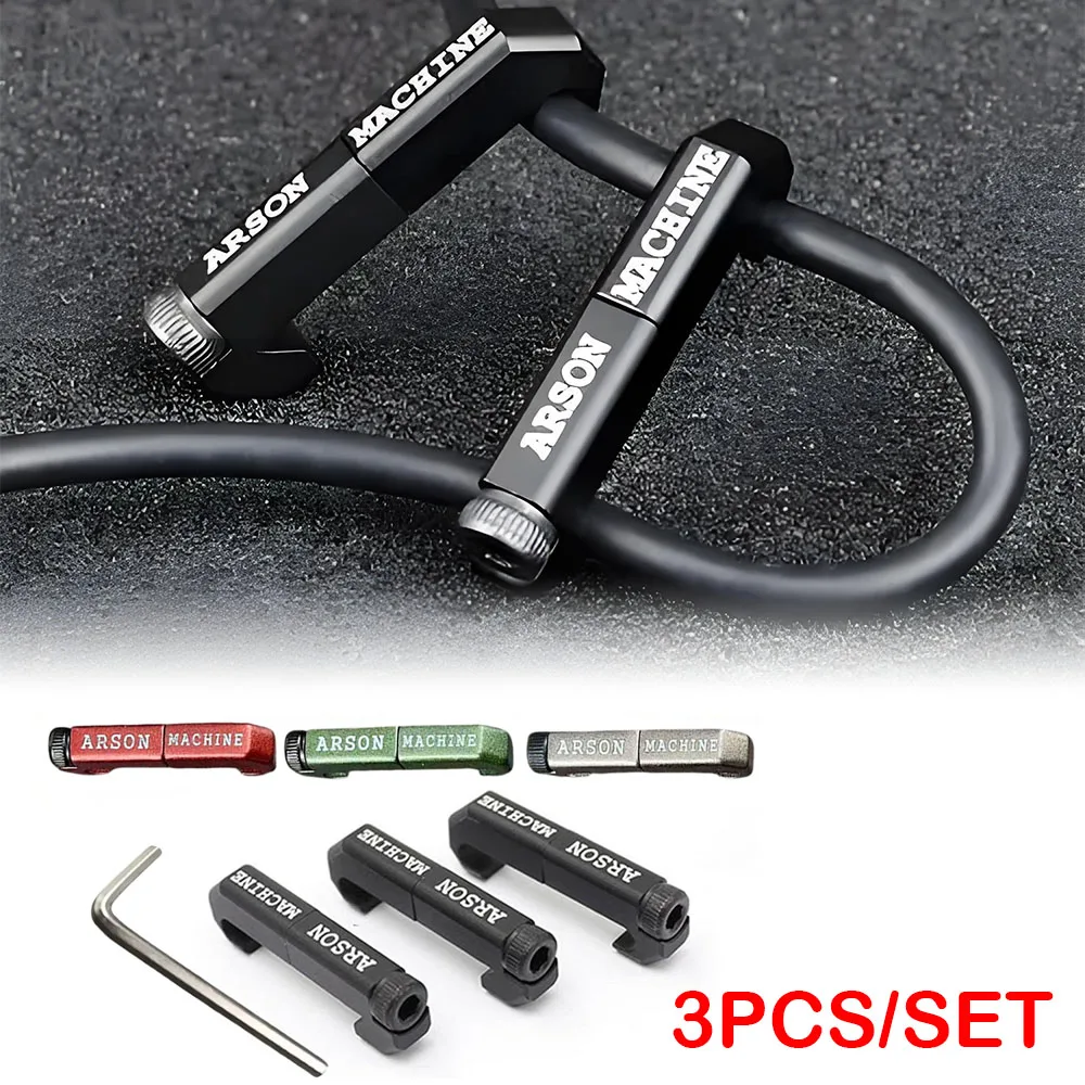 

3Pcs/Set Tactical Cable Clamp Organizer‌ MLOK Slots Secure Rifle Light Pressure Switches Recoil-resistant Clamps Lock Gear
