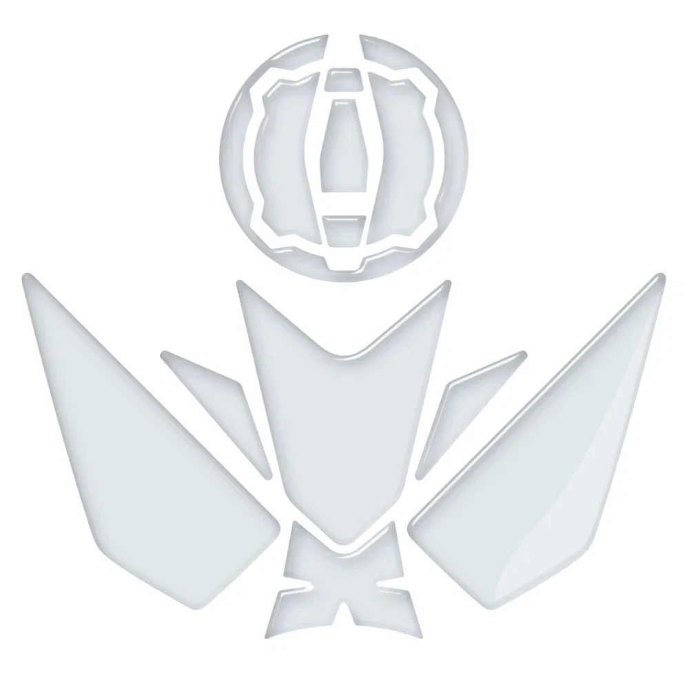 

Для Kawasaki Ninja 400 2018-2024 прозрачный внешний вид из углеродного волокна мотоциклетная накладка на топливный бак защитная наклейка на топливный бак