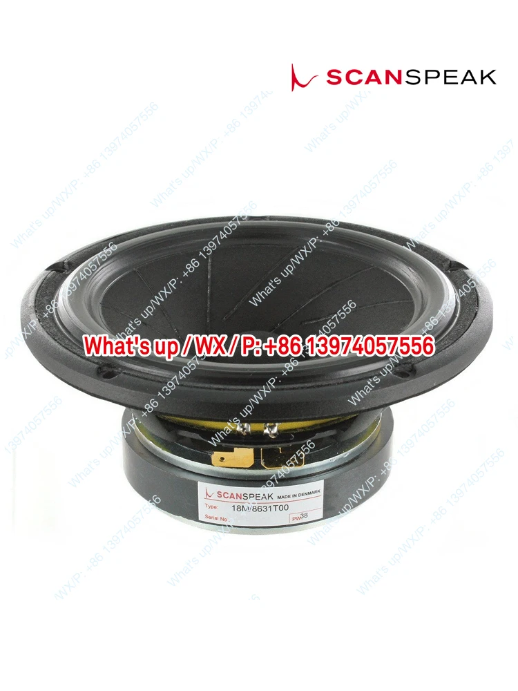 Scanspeak Denmark, Gentleman Treasure 18M/8631T00 Titanium Voice Coil 6.5 Inch 182mm Pure Midrange Speaker