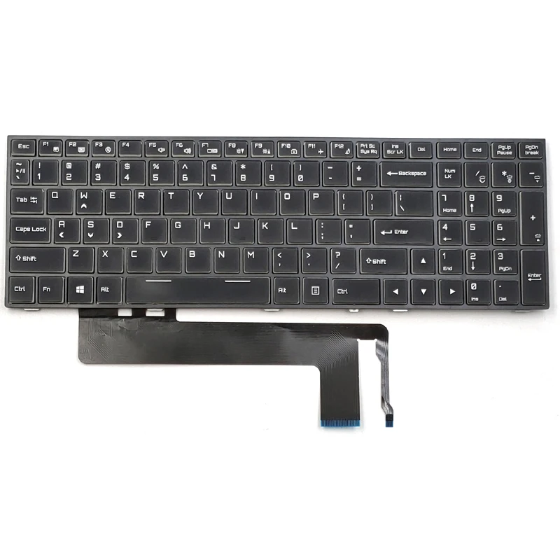 New For Clevo P671HP6-G P671HS-G Sager NP8155 NP8156 NP8157 Laptop Keyboard US Colorful Backlit Crystal