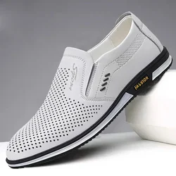 2024Leather Shoes for Men Designer Loafers High Quality Adult Moccasins Men Driving Shoes Male Footwear Men's Formal Shoes