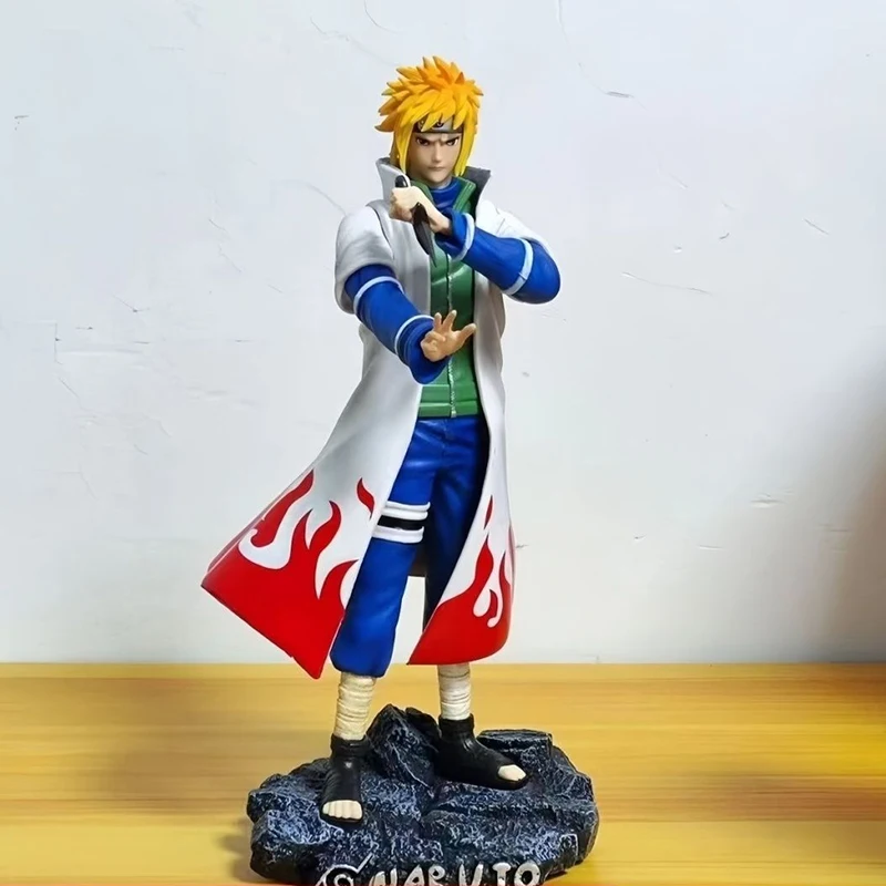 25ซม.อะนิเมะNARUTOตัวเลขLF Uzumaki Naruto Action Figures Fourth Generation PVCคอลเลกชันรุ่นของเล่นวันเกิดสําหรับของขวัญเด็ก