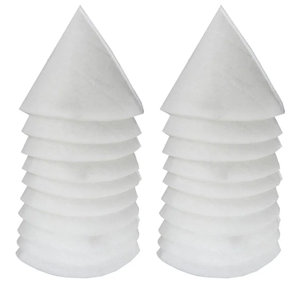 

G4 DN125 Filters White 180mm Long 20pc Cone Filter Set Progressive Depth Structure Practical For Helios For Maico