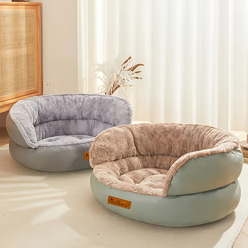 

Кровать для собак, диван для домашних собак, кошек, кровати и мебель, теплые гнездо для домашних животных на осень и зиму, товары для домашних животных, мягкие подушки, аксессуары для собак