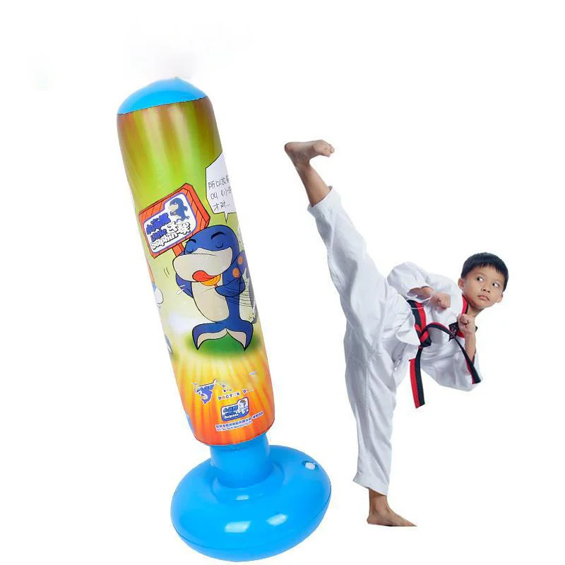 Inflatable Tumbler Punching Bag for Kids, Outdoor Toys Games, Home Gym Fitness, Boxing Fight Training, Stress Relief Toy