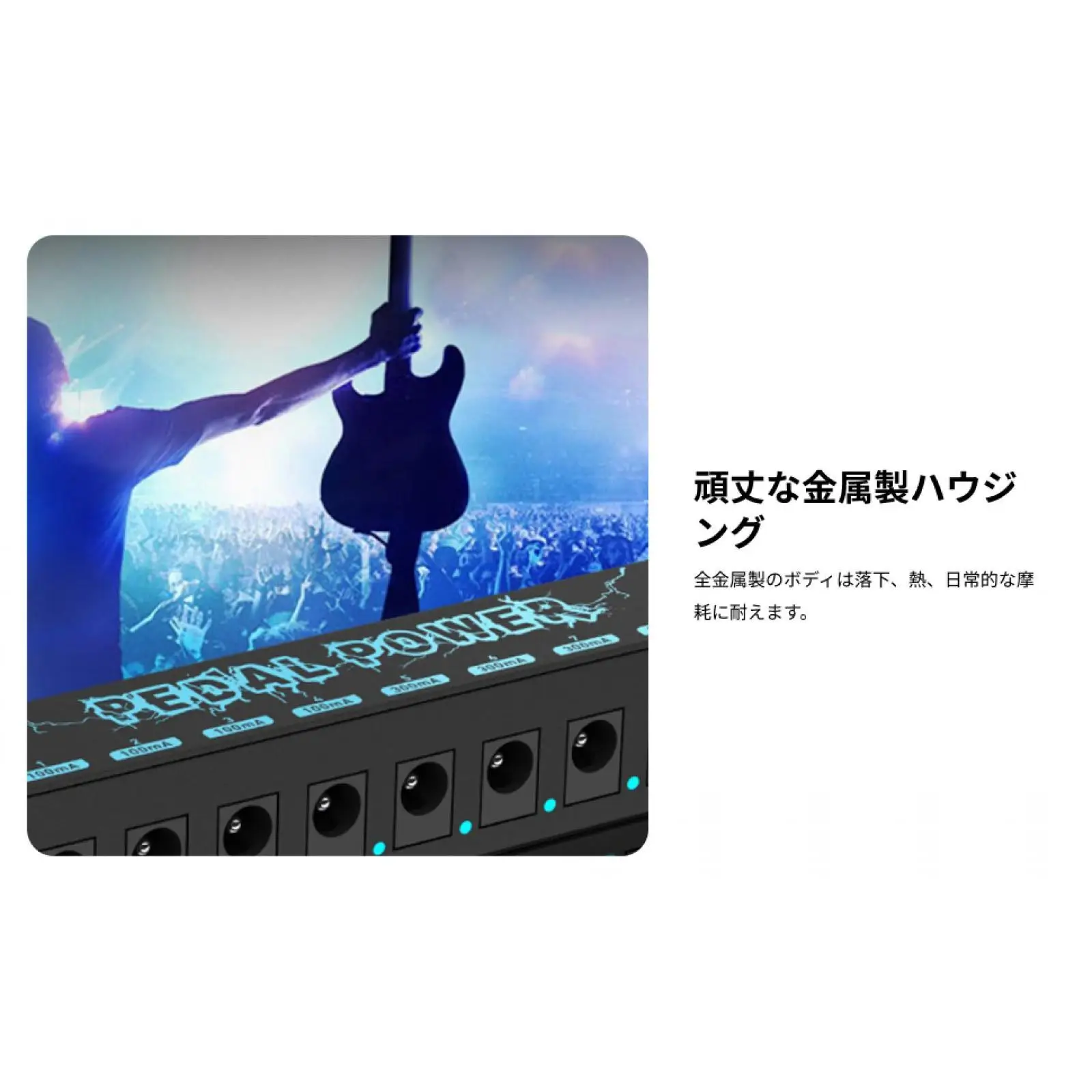 

Многоканальный блок питания для педалей с USB-портом, металлическая панель, низкий уровень шума, для гитарных эффектов и аксессуаров