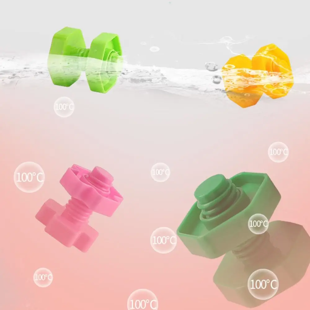 Educatieve schroefbouwstenen Schroefvorm Montessori Plastic inzetblokken Middelgrote plastic moervorm Speelgoed Kinderspeelgoed