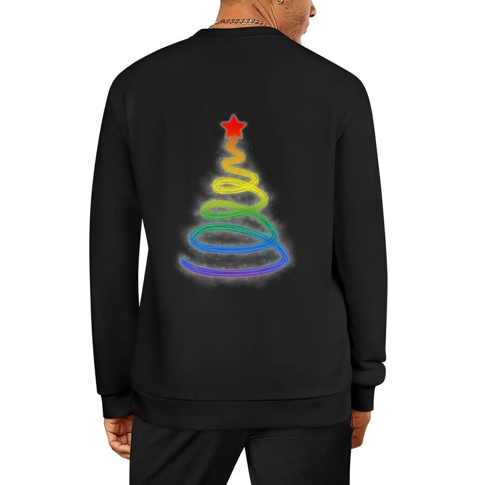 

LGBTQ christmas tree Pullover korean clothes aesthetic clothing autumn new products japanese style hoody