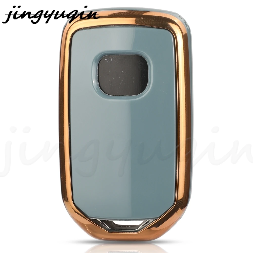 JYQ TPU 원격 자동차 키 케이스 커버, 혼다 CRV CR-V 핏 시빅 어코드 HR-V HRV 시티 오디세이 XR-V 자동차 액세서리, 2 BTN, 3 BTN