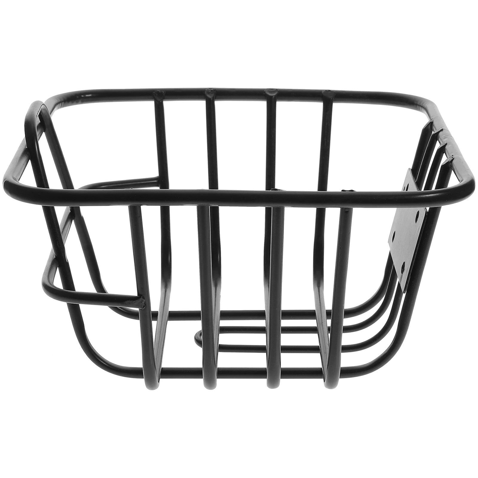 

Sturdy Iron Bike Basket Pre-Drill Holes Front Handlebar Storage Large Capacity for Kids Mountain Bicycle Scooter Cycling