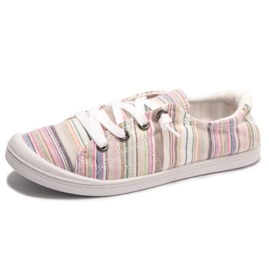 

Women's Slip On Canvas Sneaker Low Top Casual Walking Shoes Classic Comfort Flat Fashion Sneakers