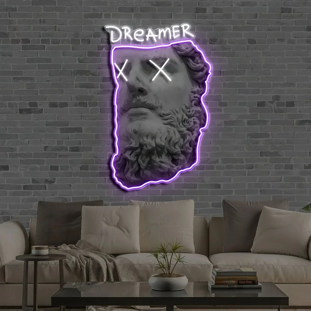 

Неоновая вывеска Dreamer, неоновая фотография, декор комнаты, светодиодная вывеска Dreamer, значок мечтника, разноцветная неоновая вывеска, неоновая фотография для стены