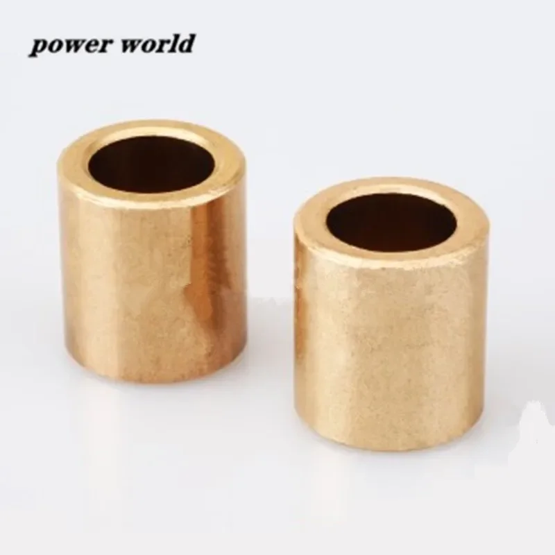Copper Base Bearing Inner Diameter 18 20mm Powder Metallurgy Bearing Guide Bush Oil-lubricated Bushing