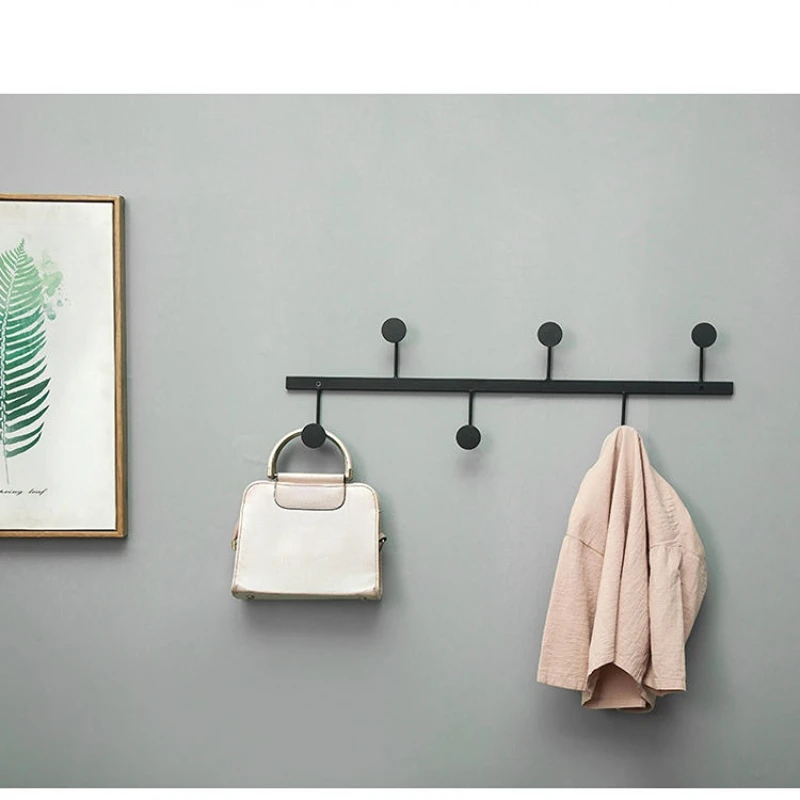 Modern Clothing Hangers Creative Furniture Hooks Porch Wall Decoration Bedroom Coat Rack Hat Bags Dressing Storage Household