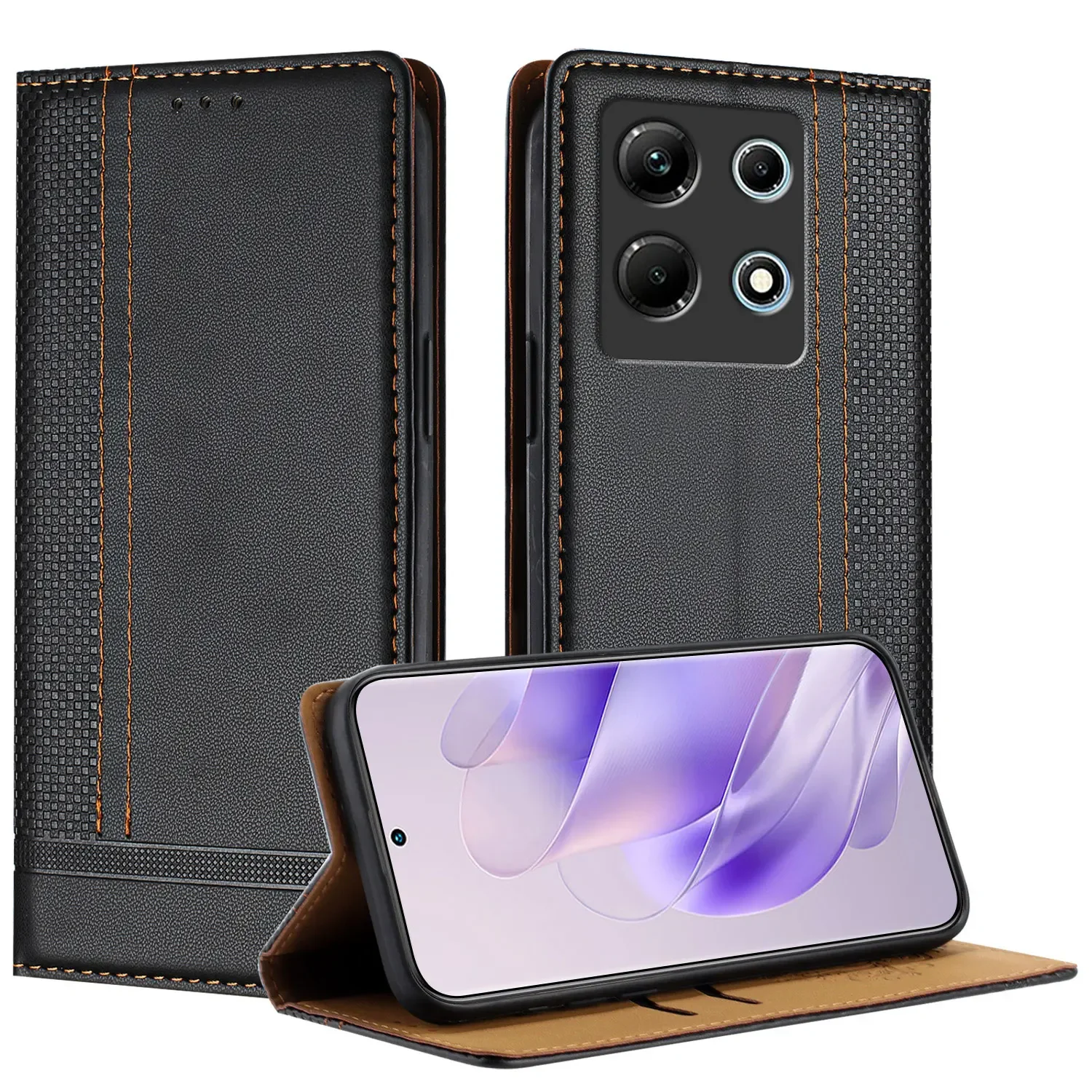 Funda Smart 8 7 Plus Magnetic Case for infinix Hot 40 40i 30 Play Zero 30 20 Note 30 30i 12 Pro Cases Leather Wallet Phone Cover