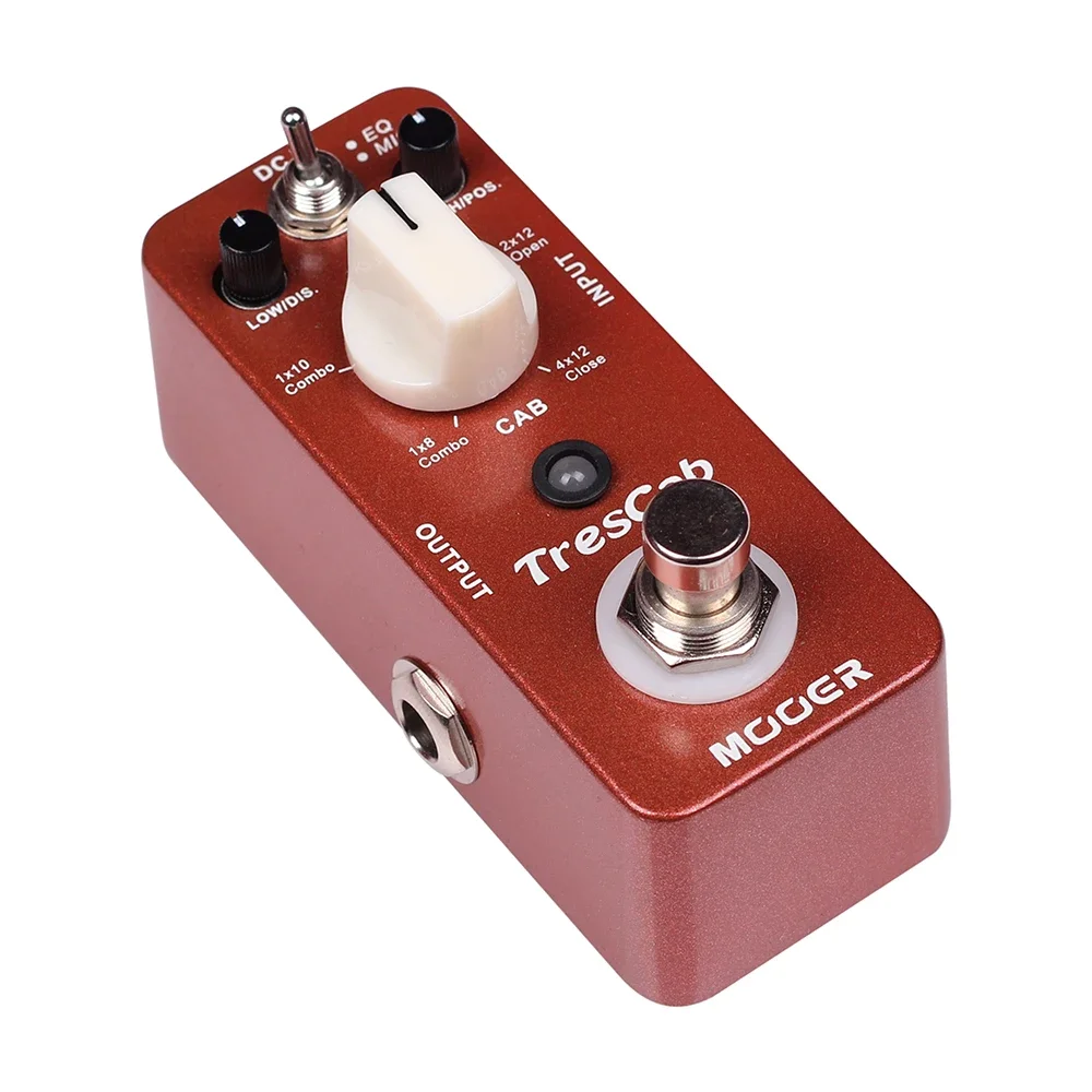 MOOER MTC1 TresCab Guitar Effect Pedal Digital Cabinet Simulation Full Metal Shell True Bypass Electric Guitar Accessory
