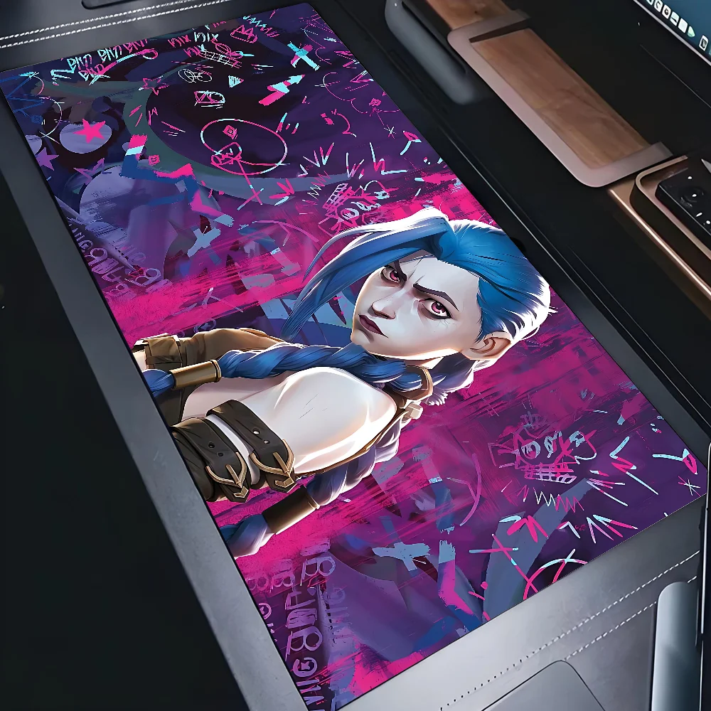 Jinx L-League Of L-Legends Mousepad New Arrivals Large Gaming Mousepad L XL XXL Gamer Mouse Pad Size For Keyboards Mat