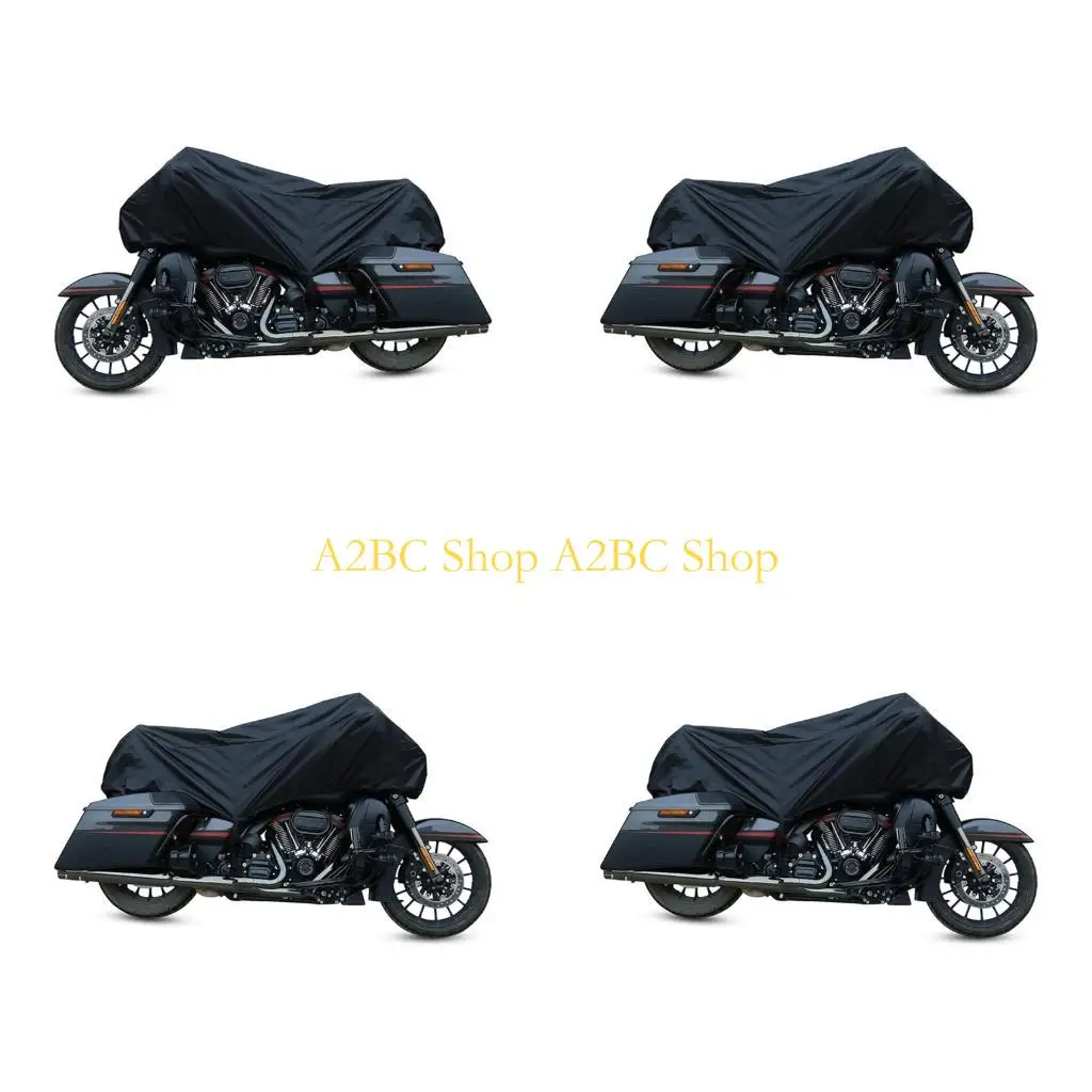 A2BC Foldable Motorcycle Half Cover Waterproof Oxford Fabric For Easy Storage And Use Outdoor Sun