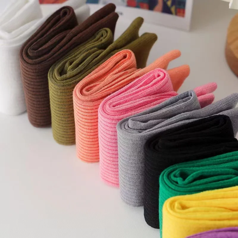 5Pairs Fashion Solid Man/Women Socks with Letter R Cotton Warm Socks For Ladies Japanese designer Socks