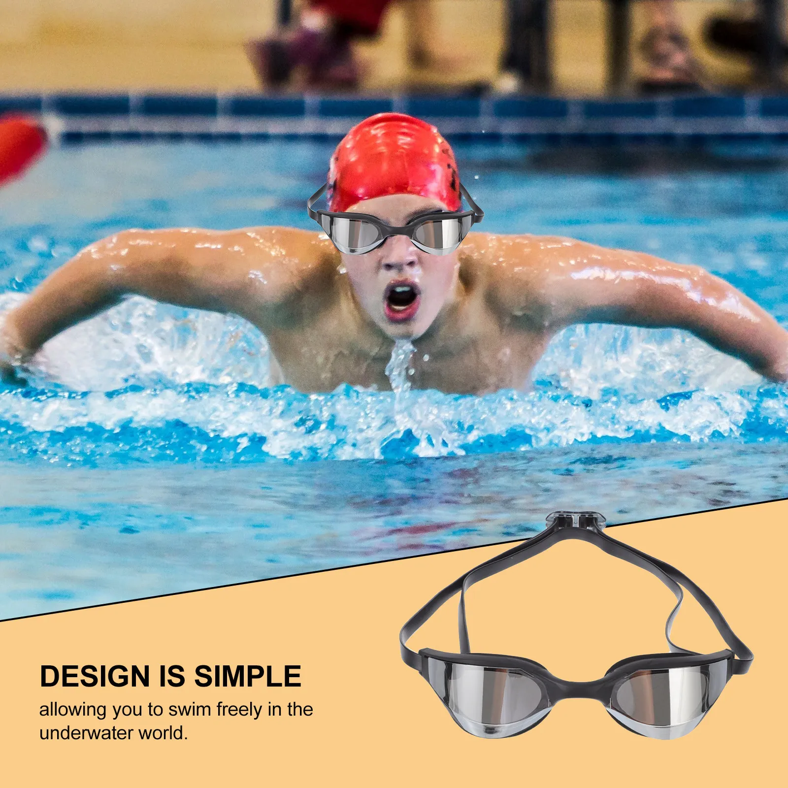1Pair Anti-Fog Swimming Goggle - Swimming Goggles Anti Fog recension och pris
