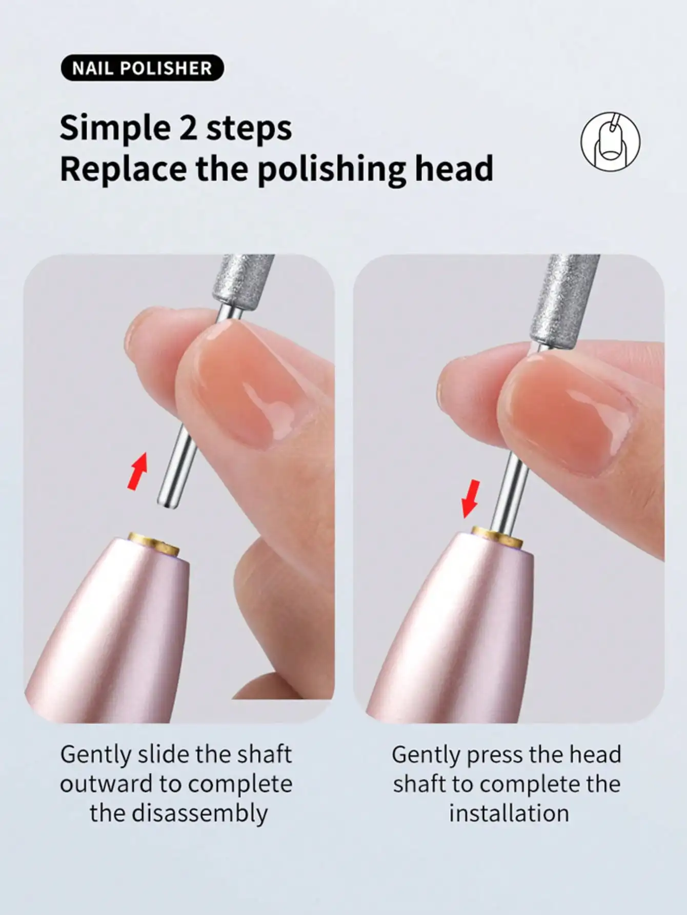 20,000RPM Rechargeable Electric Nail Drill, Portable Nail File Machine For Acrylic, Gel Nails Polishing, With 11 Sanding Bits And 20 Sanding Bands, Suitable For Beginners And Professionals, Professional Tool Manicure Set, Great Gift For Women